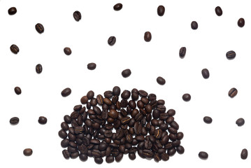 Sun from coffee beans