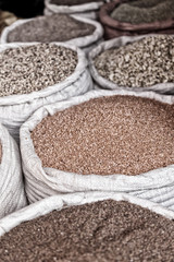 abstract background texture lots of  food