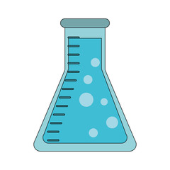 Laboratory flask symbol vector illustration graphic design