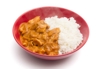 A Bowl of Chicken Tikka Masala