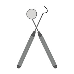 Dental tools symbol vector illustration graphic design