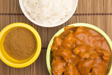 A Bowl of Chicken Tikka Masala