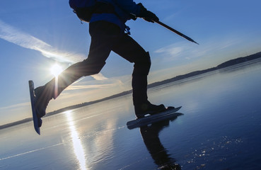 Man skating in sweden © Mikael Damkier