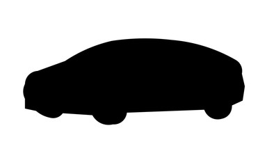 car silhouette png on white background