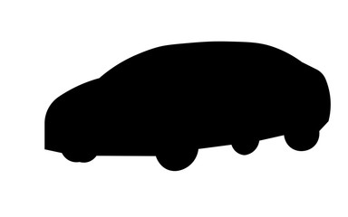 car silhouette png on white background