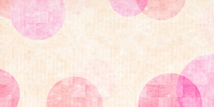 春　ピンク　和紙　背景