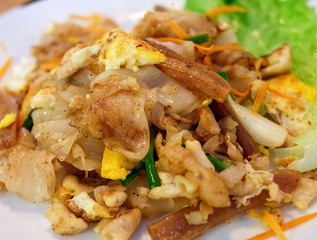Thai food. Stir fried noodles.