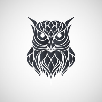Owl logo vector illustrations