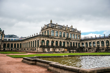 Royal Palace in Dresden. Tourist attraction of Germany