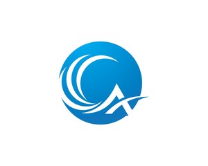 A Letter Logo Business