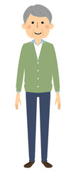 シニア男性　おじいちゃん