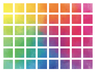 水彩素材・ふんわりやわらか・手作り素材