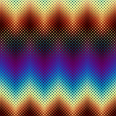 Geometric abstract pattern in low poly pixel art style. Polka dot pattern on low poly background. Chevron pattern.