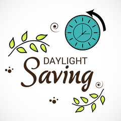 Fototapeta premium Daylight Saving Time.