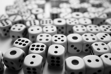 a lot of dice, the texture of the game concept