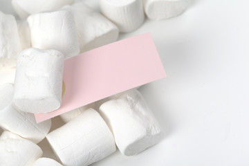 Fluffy white marshmallow