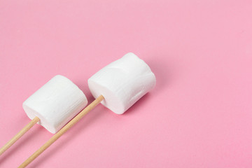 Fluffy white marshmallow