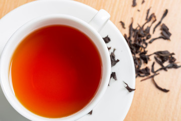 morning tea on the table