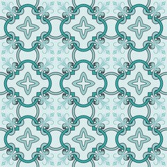 Fashionable pattern in the Arab style, seamless background, arabesque vector.