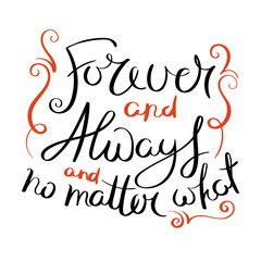 Inspirational vector hand drawn quote. Ink brush lettering isolated on white background. Motivation saying for cards, posters and t-shirt