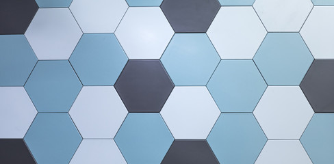 tile with an abstract mosaic geometric pattern