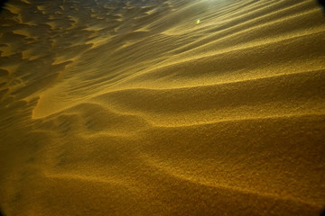 Sand mountains in the desert