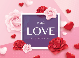 Happy Mother's Day greeting design