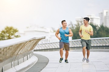 Jogging friends