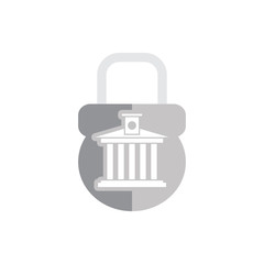 Law Lock Logo Icon Design