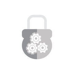 Gear Lock Logo Icon Design