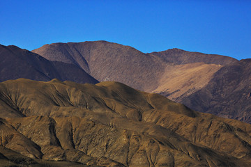 high mountain pass in Tibet mountain landscape