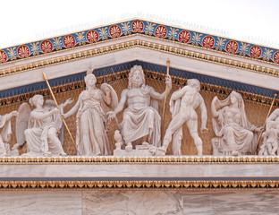 Athens Greece, Zeus, Athena and other ancient greek gods and deities