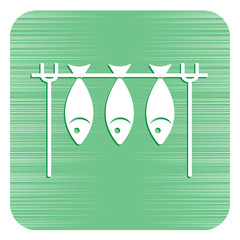 Grilled fish icon