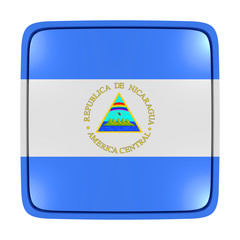 Fototapeta premium Nicaragua flag icon