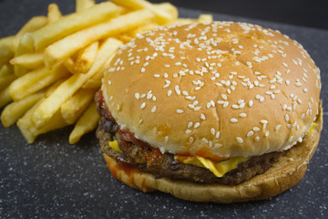 burger et frites