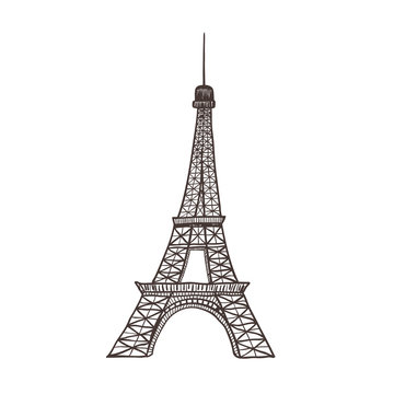 Eiffel tower, sight of Paris.