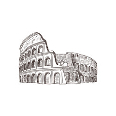 Coliseum, sight of Italy.