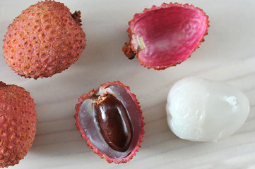 Litchi fruit tasty and healthy
