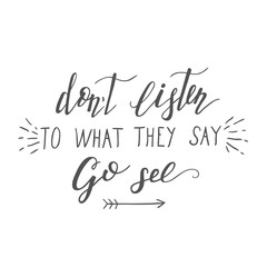 Vector hand-lettering quotes of travel. Phrase for tourism banner, flyer, magazine.