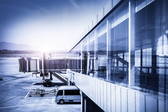 Airport Apron Boarding Gate