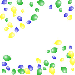 Background with Colorful balloons. Simple Feminine Pattern for Card, Invitation, Print. Trendy Decoration with Beautiful balloons. 
