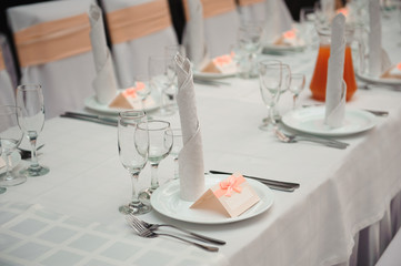 wedding banquet in a restaurant