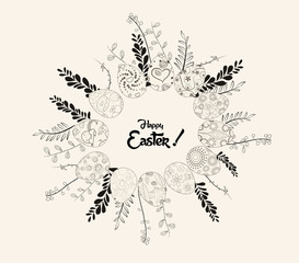 Easter greeting card