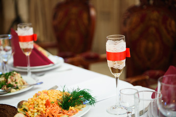 wedding banquet in a restaurant