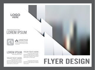 Minimal flyer design template. Annual Report Leaflet cover Brochure Layout. Presentation Modern background. illustration vector in A4 size