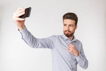 Portrait of a handsome young man