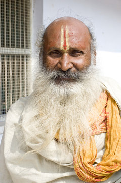 Indian monk , Hindu sadhu , Rajasthan , India