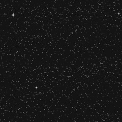 Abstract background with stars in space. Vector.