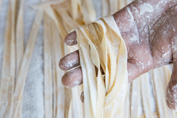 Homemade pasta 