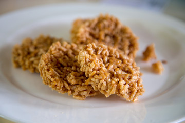 Sweet rice crispy